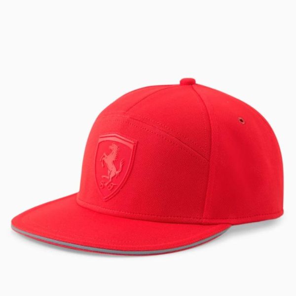 Scuderia Ferrari Topi SPTWR Style Low Curve Cap - Rosso Corsa Red
