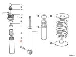 Original BMW E36 E46 Baut Bawah Mounting Shock Belakang M12X1,5X60 - Image 5
