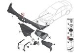 Original BMW F30 F32 F34 F35 Cover Tutup Bulat untuk Dek Wiper - Image 5