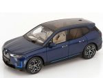 1:18 BMW iX X-drive Blue Metallic Miniatur Diecast by Minichamps