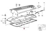 Origininal BMW E34 E36 M3 Gasket Seal Karet Katup Klep Silinder Mesin M50 M52 S50 11120034107 - Gambar 4