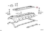 Original BMW E36 M3 S50 Engine Cylinder Cover Tutup Silinder Mesin - Gambar 5