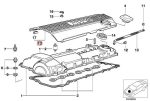 Original BMW E36 E38 E39 Z3 M52 Engine Cylinder Cover Tutup Silinder Mesin 11121748633 - Image 4