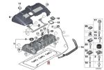 Original BMW E90 E92 325i Seal Karet Gasket Tutup Klep Mesin N52 - Image 3