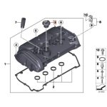 Original MINI R55 R56 R57 R58 R59 R60 Tutup Oli Mesin Oil Cap N13 - Image 5