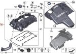BMW Cover Tutup Klep Seal Packing Silinder Mesin N20 11127588412 - Gambar 5