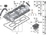 BMW F80 M3 F82 F83 M4 S55 Engine Cylinder Valve Cover Silinder Mesin - Gambar 5