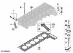 BMW F15 X5 N57 30d Diesel Packing Gasket Cylinder Head Mesin Bawah - Image 3
