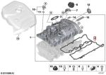 Original BMW F48 X1 F39 X2 B48 Packing Gasket Silinder Head Cover Atas - Image 4