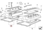 BMW E34 E39 Gasket Seal Karet Katup Klep Silinder KANAN Mesin M60 - Gambar 4