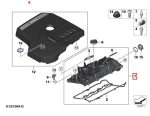 Original MINI F54 F55 F56 F57  B48C Engine Cylinder Valve Cover Silinder Mesin 11129452895 - Image 6
