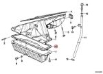 Original BMW E30 318i M40 Packing Carter Gasket Oli Pan Mesin Bawah - Image 4