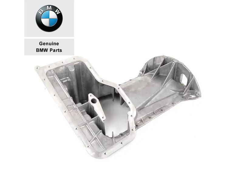 11131715120_A Original BMW E30 318i M40 Oil Pan Upper Bak Oli Carter Atas - Image 1