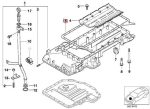 BMW E34 E39 530i 535i 540i Packing Carter Oli M60 M62 11131742109 - Gambar 5