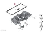 Original BMW Packing Carter Gasket Bak Oli Mesin N55 S55 11137600482 - Image 3