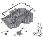 Original BMW F30 F10 E84 X1 E89 Z4 N20 Packing Carter Gasket Oli Mesin - Image 5