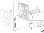 BMW E36 E46 318i M43 Oil Pump Cover Belakang Timing Case Pompa Oli - Image 3