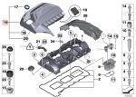 BMW F87 M2 N55 Engine Cylinder Cover Tutup Silinder Mesin 11147853306 - Image 5