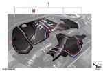 BMW F90 M5 F91 F92 M8 M Performance Carbon Engine Cover Tutup Mesin - Image 6