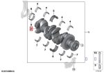 Original BMW F30 320d F10 520d Crankshaft Kruk As N47 B47 11218515071 - Image 5