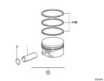 Original BMW E38 E39 E53 X5 Crankshaft Piston (0) Mesin M62