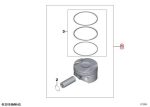 Original BMW Crankshaft Piston M54B25 E39 E46 E60 E66 E83 E53 Z4 M54 - Gambar 4