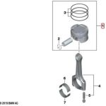 Original BMW G05 X5 G06 X6 G07 X7 Crankshaft Piston + Ring Mesin B58 11258681079 - Image 3