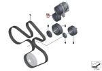 BMW E90 E92 E93 335i Facelift Belt Power Steeering Pulley Mesin N55 - Image 4