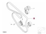 Original BMW E90 320i E60 520i N46 V Belt Ribbed Fan Belt 6PK1870 - Image 6