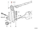 Original BMW E21 E30 318i M10 Timing Gear Sprocket 11311265006 - Gambar 5