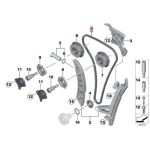 Original BMW F06 F12 F13 640i Timing Chain Rantai Mesin N55 - Gambar 5