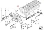 Original BMW E83 X3 E53 X5 E85 Z4 Double Vanos Adjuster Unit M52 M54 - Gambar 5