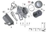Original BMW F30 N20 Baut Rumah Filter Oli Screw Plug With Gasket Ring - Gambar 5