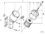 Original BMW E30 E34 E36 M40 M42 M43 Oil Filter Saringan Oli Aluminium - Image 4