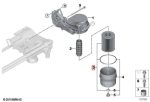 Original BMW E65 E66 735Li 745Li N62 Oil Filter Saringan Oli - Image 3