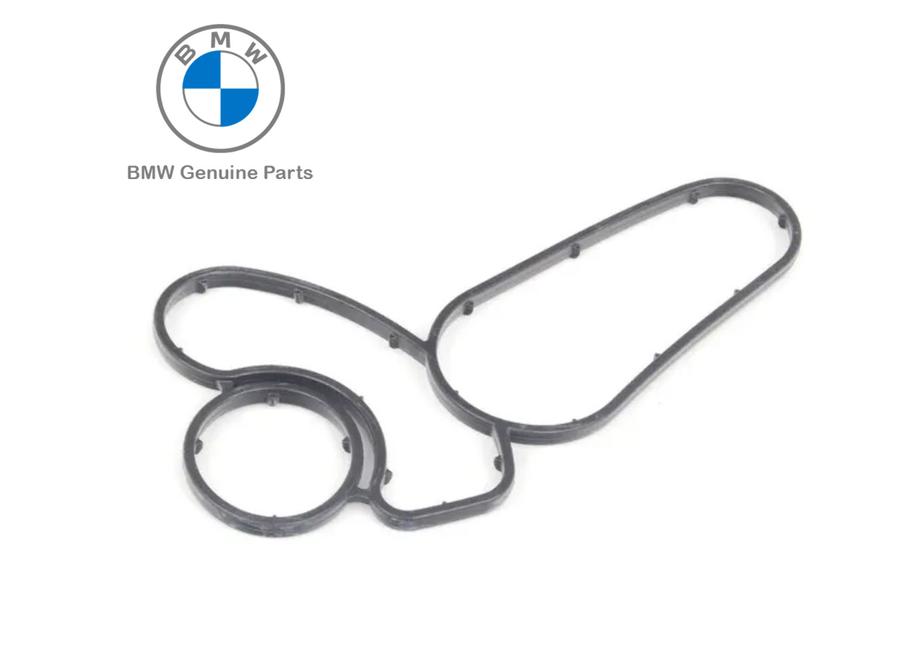 11427788463_A BMW E70 X5 3.0d Diesel M57 Seal Gasket Rumah Filter Oli Oil Cooler - Image 1