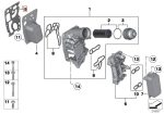 Original BMW Oil Cooler Gasket F30 320d F10 520d F15 F25 Diesel N47 11428516396 - Image 4