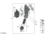 Original BMW I12 i8 F45 F46 F48 X1 MINI F54 F55 F56 F57 F60 Seal Profile Gasket Rumah Filter Oli Ke Oil Cooler Mesin B38 B48 11428591461 - Image 3