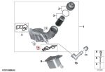 BMW F30 F32 G20 G21 G22 G30 G31 G11 G12 B47 B48 Gasket Seal Karet Oil Cooler Filter 11428591462 - Image 3