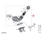 Original BMW F25 X3 F10 520d B47 Diesel Oil Filter Housing 11428596283 - Image 5