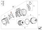 Original MINI R55 R56 R57 R58 R59 R60 R61 Gasket Seal Oil Cooler N18 - Image 3
