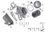 Original BMW O-ring Karet Filter Oli F30 F32 F10 E84 E89 Mesin N20 N26 - Image 3