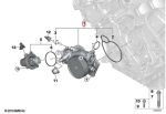 Original BMW F06 F12 F13 650i N63 Pompa Air Coolant Water Pump - Image 5