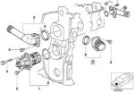 BMW E36 318i M43 Pipa Konektor Coolant Water Flange Silinder Mesin - Gambar 3