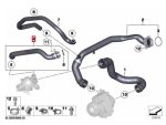 Original BMW E70 X5 LCI E71 X6 Mesin N55 Selang Thermostat Air Radiator ke Silinder Mesin 11537585023 - Image 5