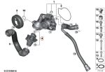 Original BMW F87 M2 F10 M5 F06 F12 F13 S55 S63 Thermostat 105C - Gambar 6
