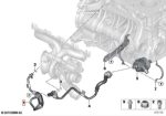 Original BMW F30 LCI B48 Coolant Supply Line Pipa Turbo 11537643094 - Image 5