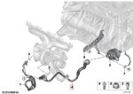 Original BMW F30 LCI B48 Coolant Return Line Pipa Turbo 11537643226 - Image 5