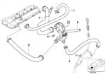 Original BMW E46 E60 E66 E83 X3 E53 X5 M54 Oil Separator 11617501566 - Image 6