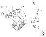 Original BMW E46 E90 E84 X1 Seal Intake N42 N46 11617530703 - Image 4
